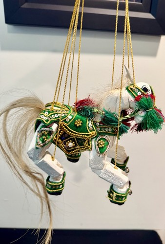 Marionetta legno cavallo - in,