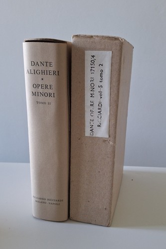 Dante alighieri opere minori - dante,