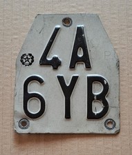 targa ciclomotore motociclo scooter da collezione  NON VALIDA !! ANNI 90