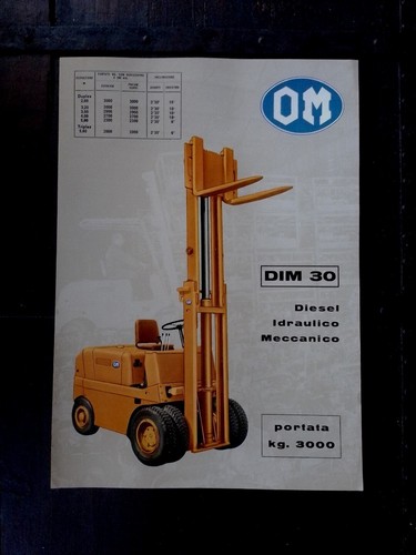 Carrelli elevatori dim 30 - om,