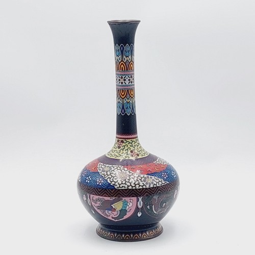 Antico vaso smaltato - , cloisonne