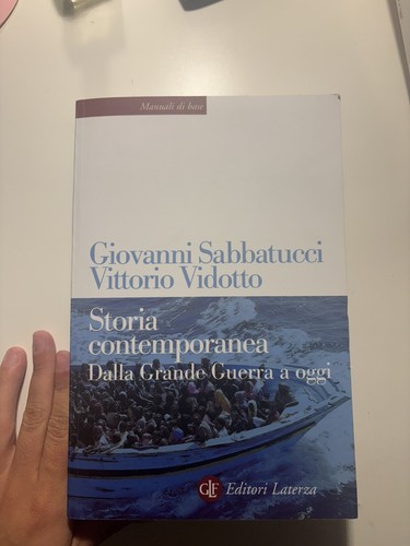 Storia contemporanea dalla - contemporanea.,