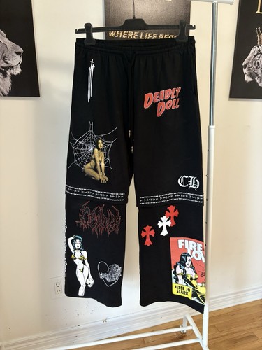 Men pants chrome - chrome, hearts