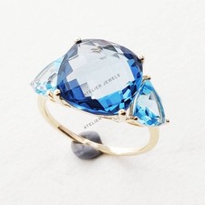 Anello dichiarazione topazio