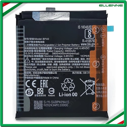 Batteria per xiaomi bp40 mi - bp40,