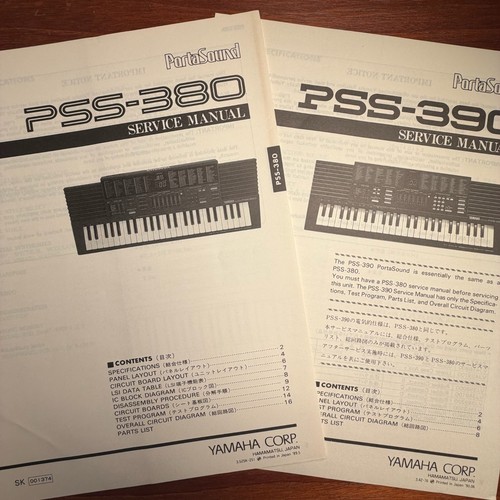 Vintage yamaha pss 380 - yamaha, pss-380/pss-390