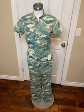 Mother Green Camo Denim Zippy