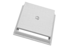 CHIUSINO POZZETTO TOMBINO PLASTICA TELAIO E COPERCHIO IN PVC CM.20X20 30X30 CM