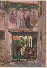 Costumi Friulani popolana serie Friuli folclore Cartolina Brisighelli