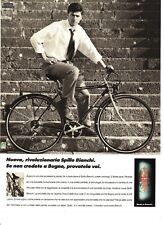 Bicicletta Bianchi Spillo Bugno Pubblicità 92 Italian Magazine Advertising 30x23