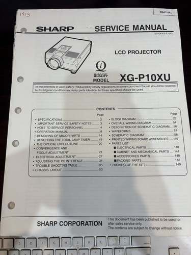 Orig proiettore lcd - proiettore, sharp