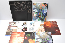 Neon Genesis Evangelion EVA EXTRA MAGAZINE libro vol.04 con scheda illustrativa, scatola