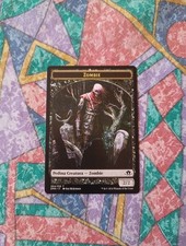Lotto Mtg Zombie Token Carte
