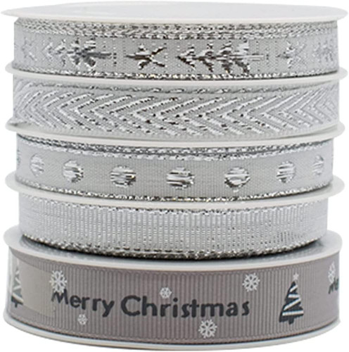 Nastro natalizio grosgrain - natalizio, in