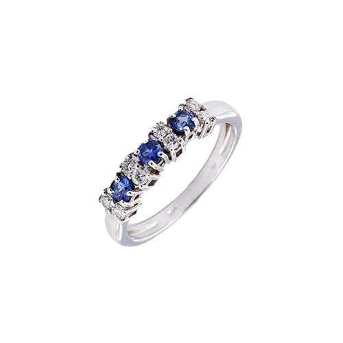 Anello veretta zaffiri - anello, e