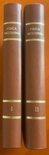 G.CASTELFRANCHI FISICA MODERNA 2 VOLUMI RILEGATI-HOEPLI EDITORE 1931-TERZA EDIZ.