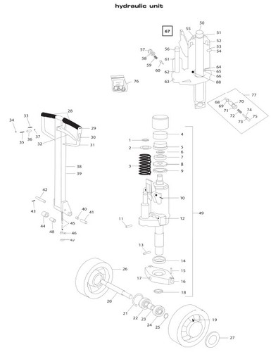 Kit guarnizioni impianto pompa