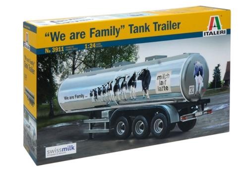 Italeri tank trailer for - 1:24,