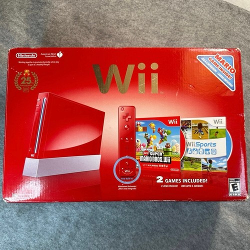Console nintendo wii - console, rossa