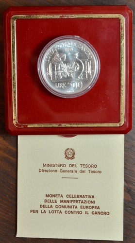 Italia 500 lire 1989 lotta - italia,