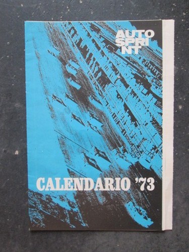 Autosprint calendario 1973 - calendario,