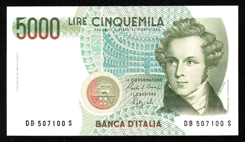 5000 lire bellini - 5000,