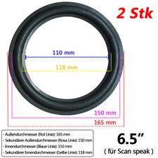 Kit 2 pz 6,5" altoparlanti