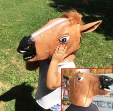Maschera Cavallo Testa in Lattice Carnevale Halloween 10272