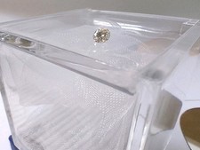 Brillante diamante mm 3,5 anello ciondolo collana orecchini fede fedina oro