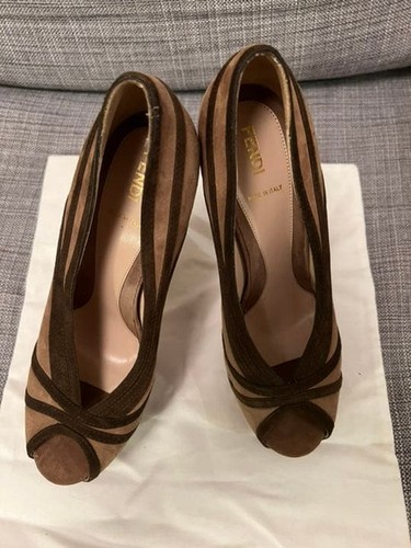 Rare decolte fendi scamosciate - rare,