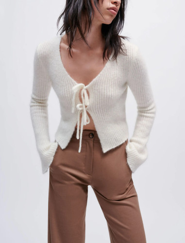 Maje women ecru - women's, knit