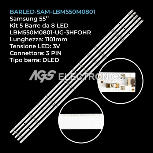 Kit barre strip led tv - 8,