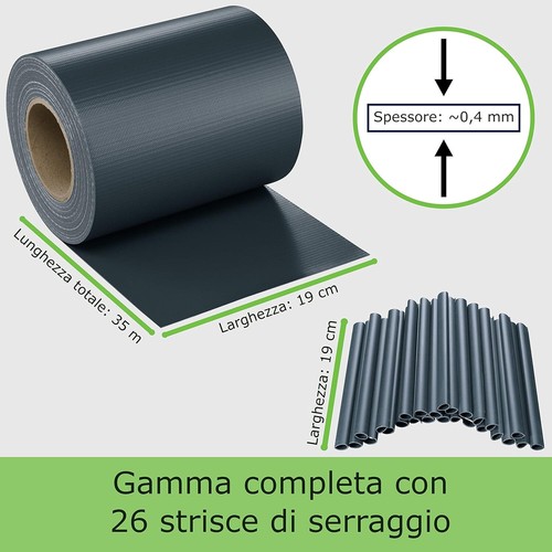 Recinzione pvc frangivista - pvc,