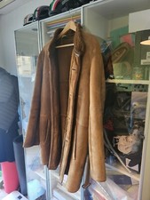 CAPPOTTO MONTONE MARRONE BELLISSIMO ANNI 80 DI CONCERIA (SOLOFRA)