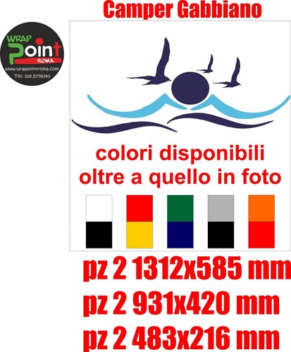 Kit adesivi per camper - 6, pz