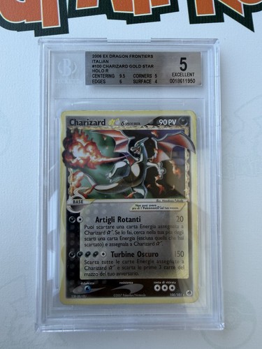Pokemon bgs charizard gold - bgs,