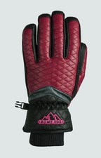 Guanti Snowboard Roma The 99 Donna Taglia Media Marsala Marrone Nuovi 