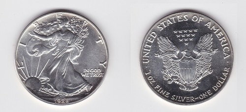Moneta argento dollaro - moneta,