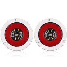 2PZ 4" Rotondo Bianco Rosso