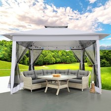 Gazebo da giardino 3,6 m x 3,6