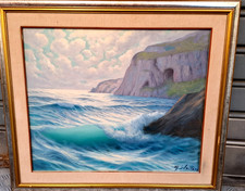 PITTORE GUGLIELMO WELTERS 1913-2003 ' MAREGGIATA A XX MIGLIA -LIGURIA