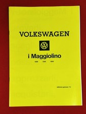 CATALOGO VW MAGGIOLINO MAGGIOLONE BROCHURE DEPLIANT CONCESSIONARIA ORIGINALE ITA