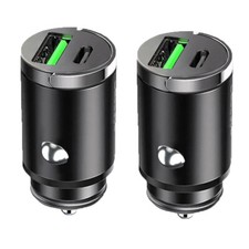 2 Pcs Mini 100W USB Phone Car