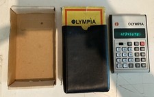 Calcolatrice Vintage A Led Olympia Werke AG OH 1002a Electronic We Germany Japan