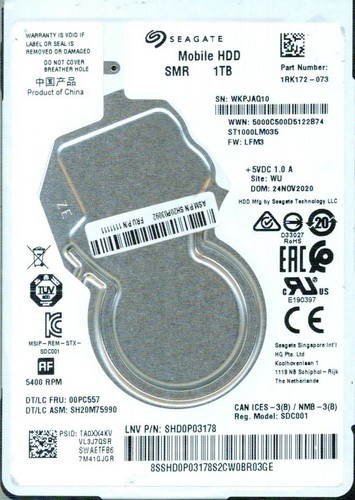 St1000lm035 1rk172 073 lfm3 - st1000lm035,, 1rk172-073,