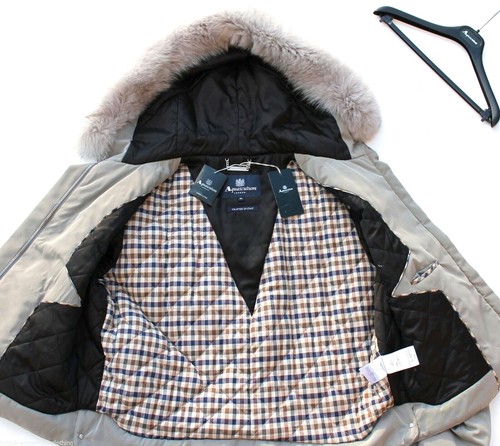 Aquascutum grigio impermeabile - grigio,