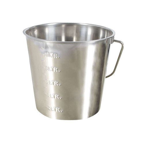 Secchio acciaio inox con - acciaio,