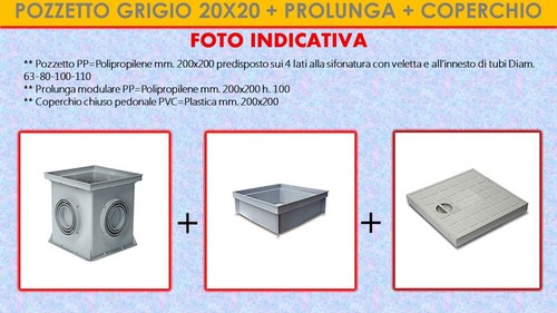 Pozzetto prolunga - pozzetto, +
