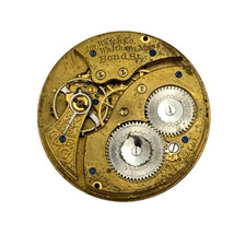 Waltham Orologio da Tasca Movimento 14s 41,43mm Quadrante 1909 Uomo Ricambi...