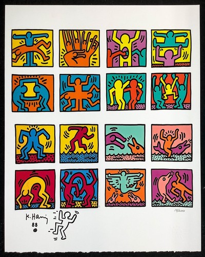 Keith haring firmato - keith,